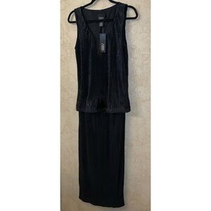 Lovely Grace Black Sleeveless Maxi Dress